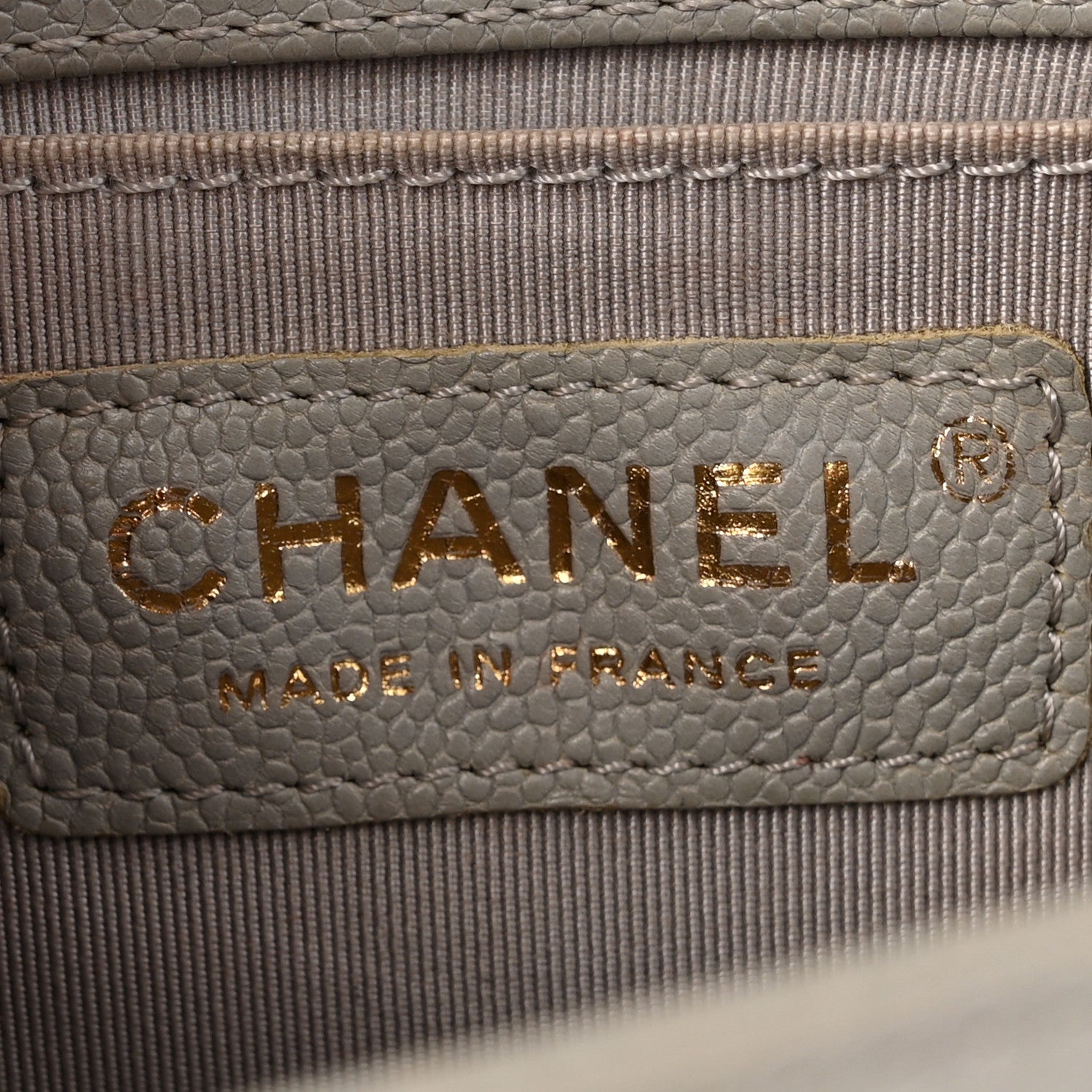 Chanel Caviar Quilted Small Boy Flap Light Grey