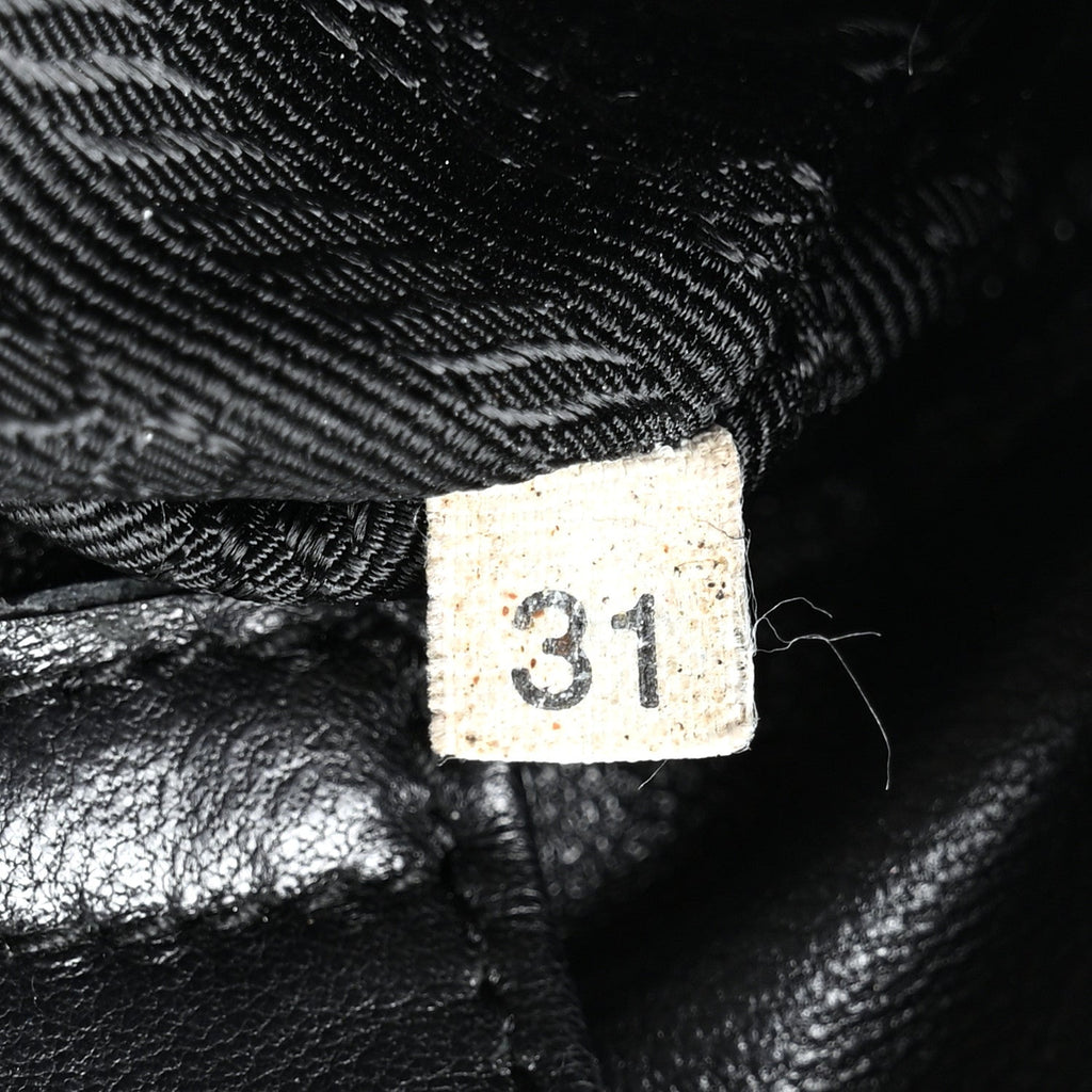 Prada Nappa Mini Triangle Hobo Black
