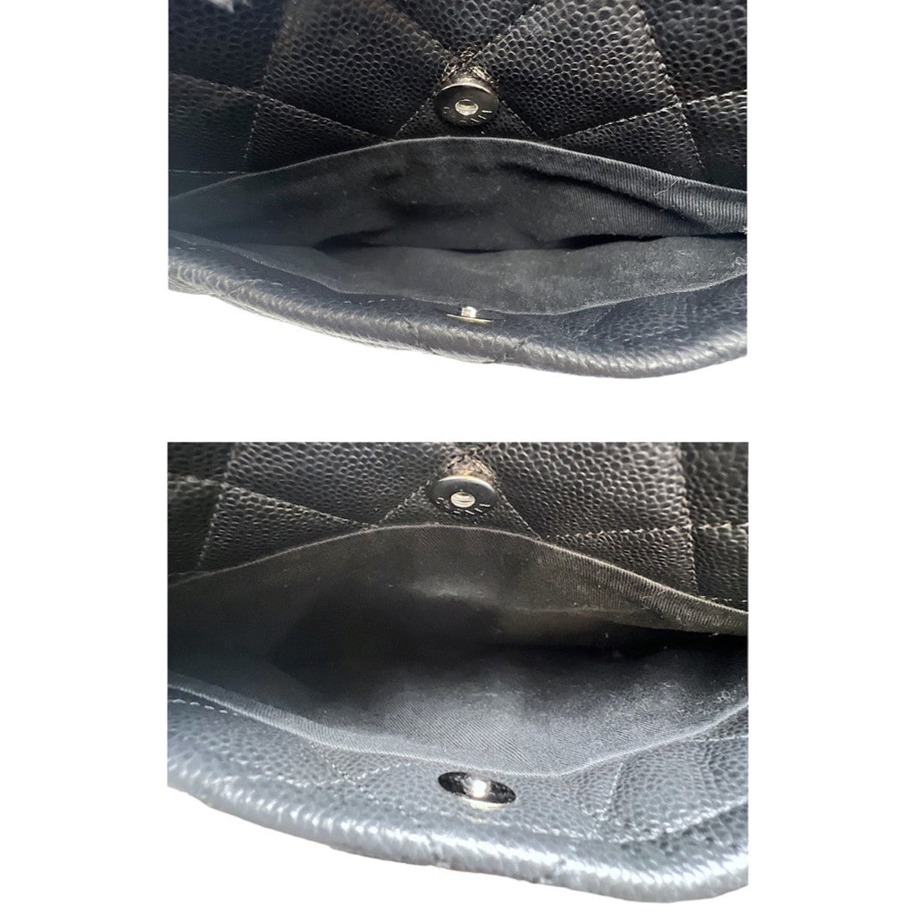 Chanel bag Black Quilted Caviar Timeless Soft Shopper Tote