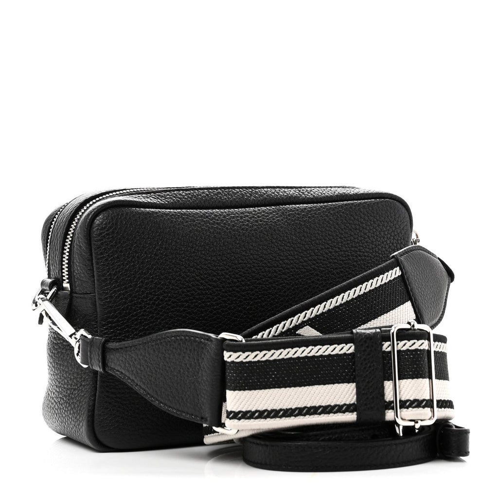 Prada Vitello Daino Soft Camera Crossbody Black