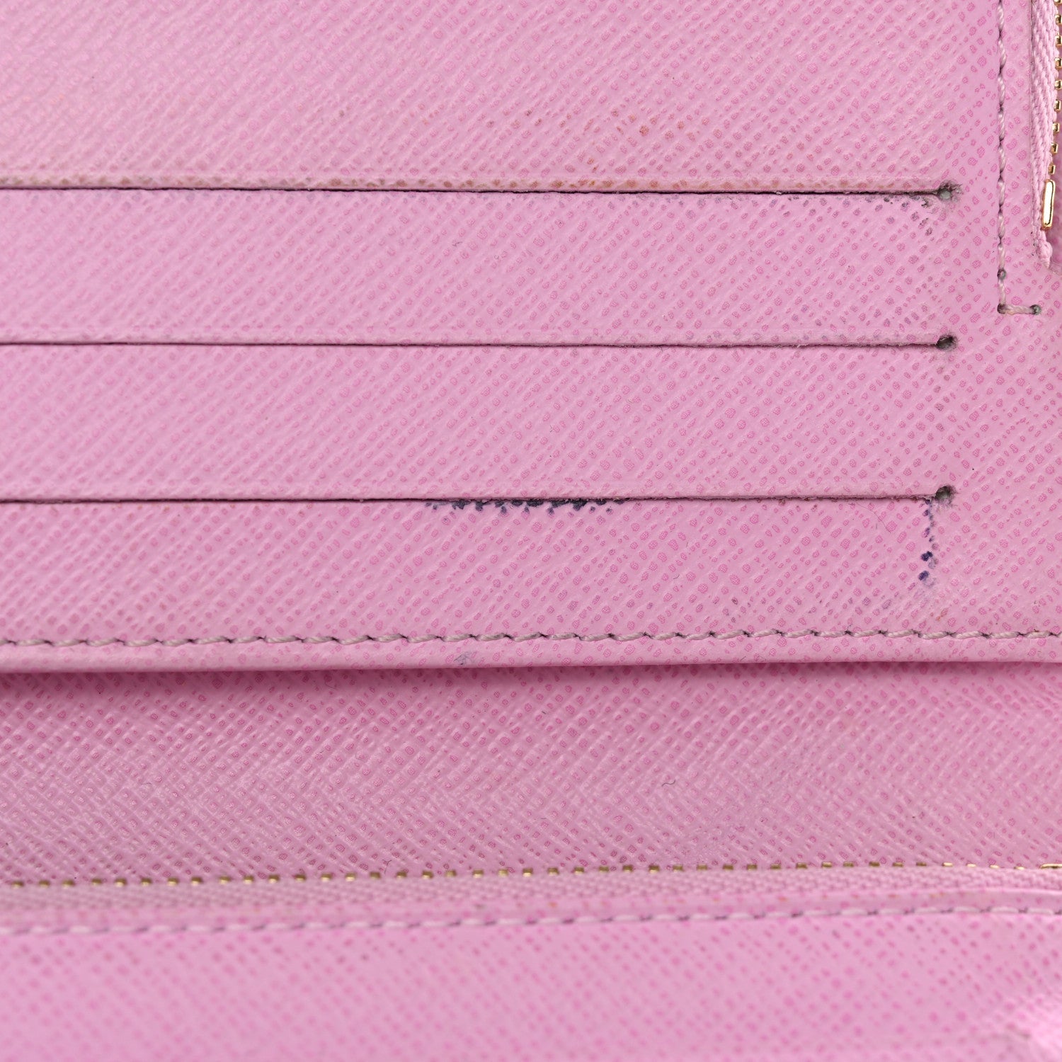 Louis Vuitton Monogram Multicolor Insolite Wallet White Litchi