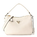 Prada Vitello Daino Small Shoulder Bag White