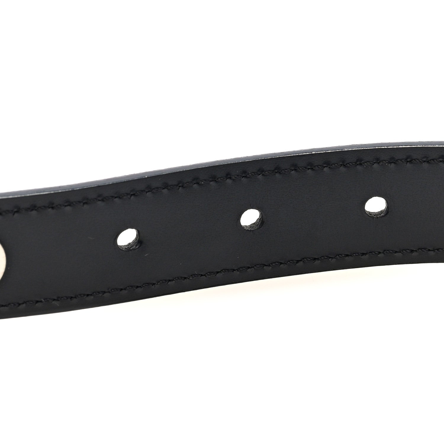 Louis Vuitton Calfskin Spikes Studded 75 30 Belt Black