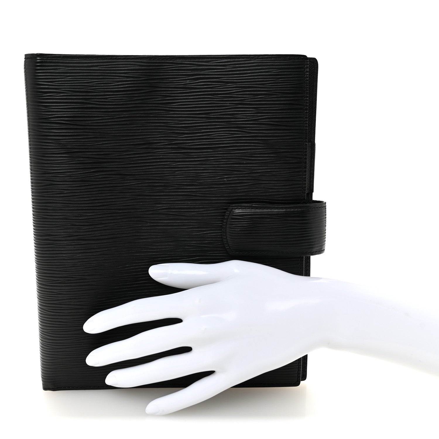 Louis Vuitton Epi Large Ring Agenda Cover Black