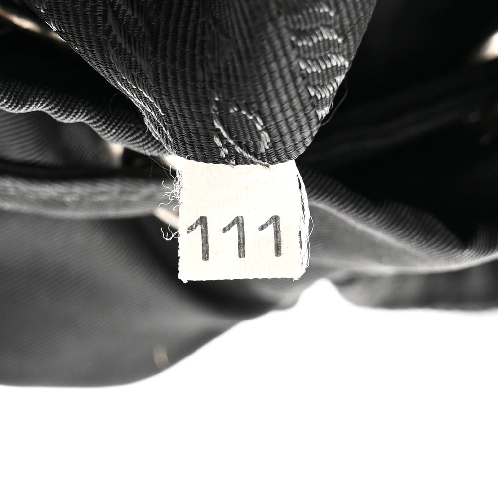 Prada Nylon Vela Medium Backpack Black