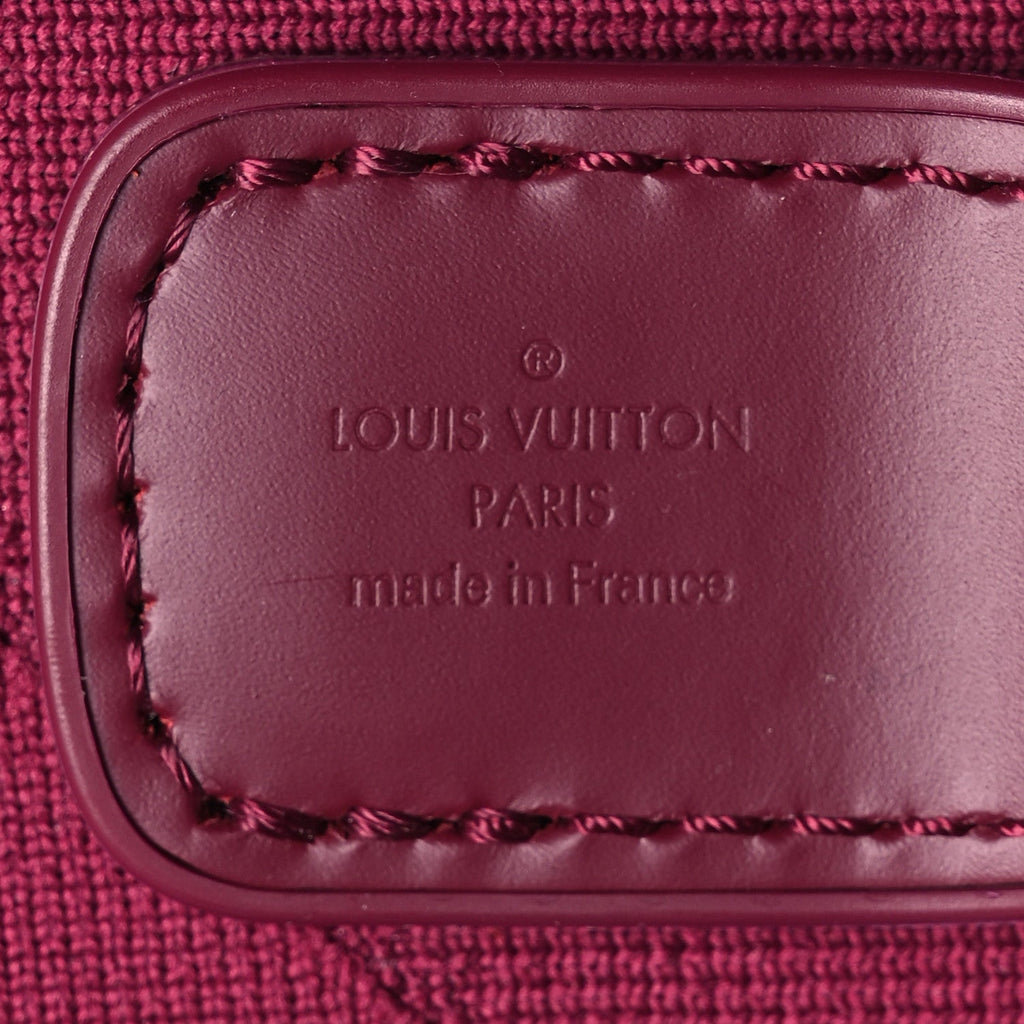 Louis Vuitton Knit Monogram Horizon Soft 55 Suitcase Fuchsia