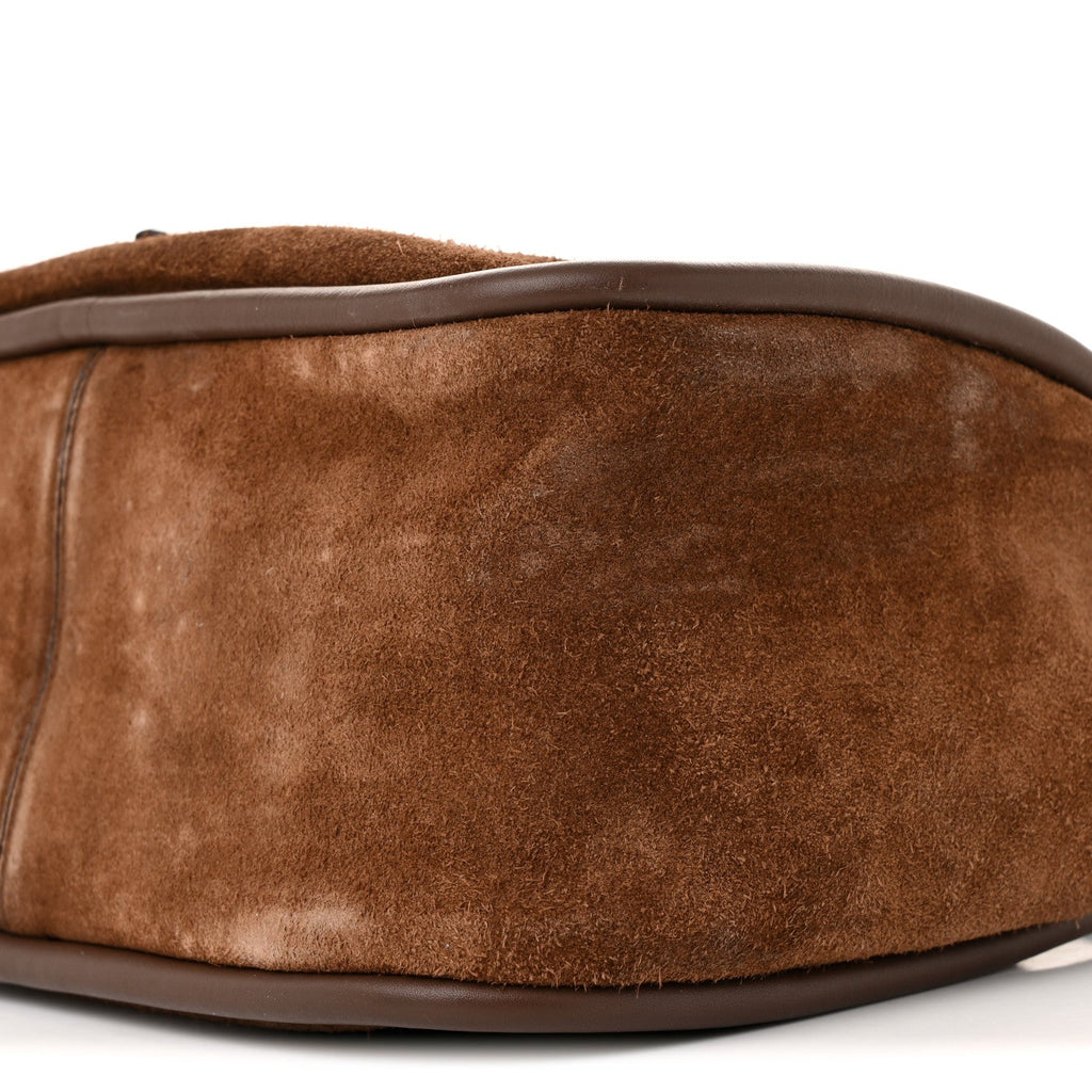 Prada Scamosciato Darling Shoulder Bag Cacao