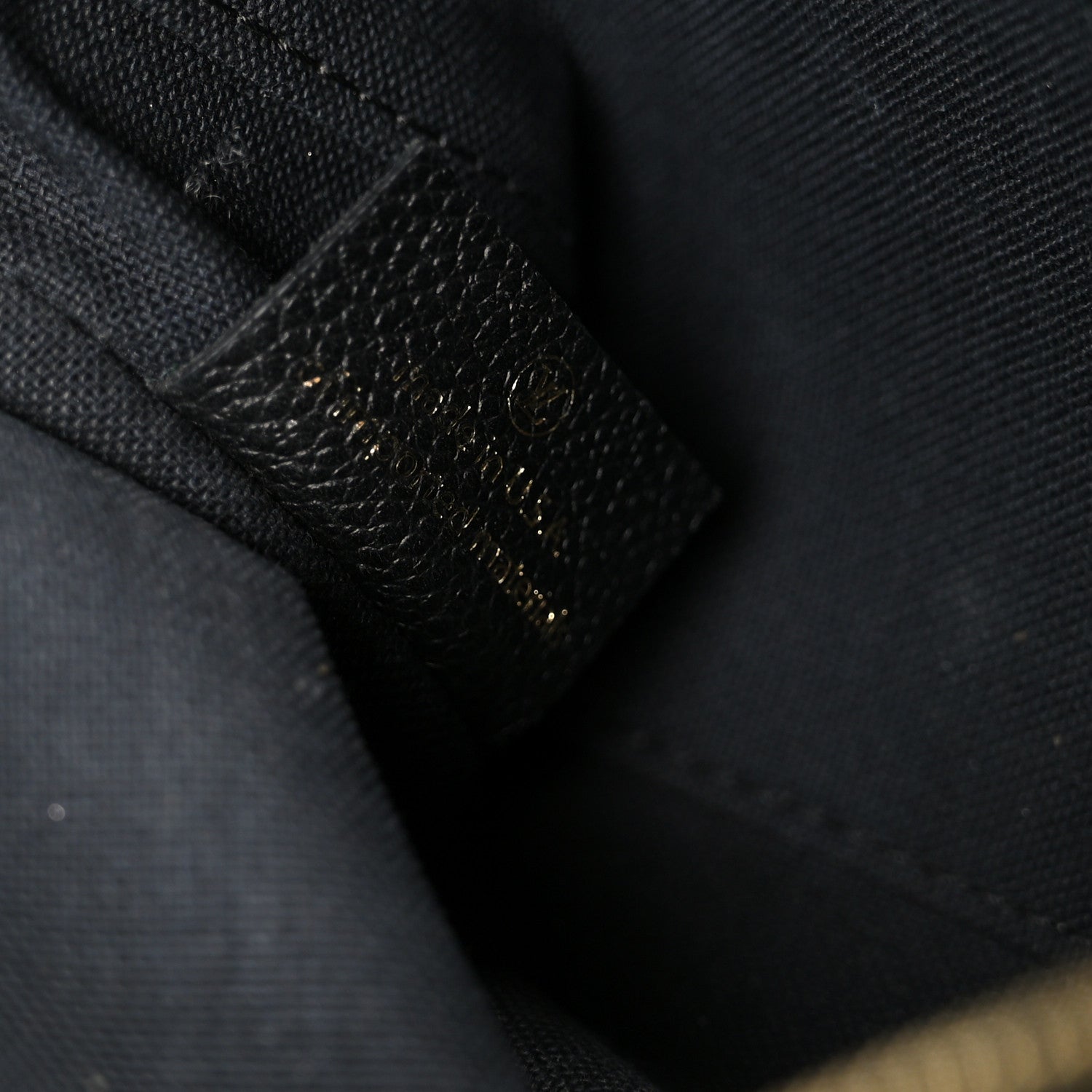 Louis Vuitton Monogram Pallas Clutch Black