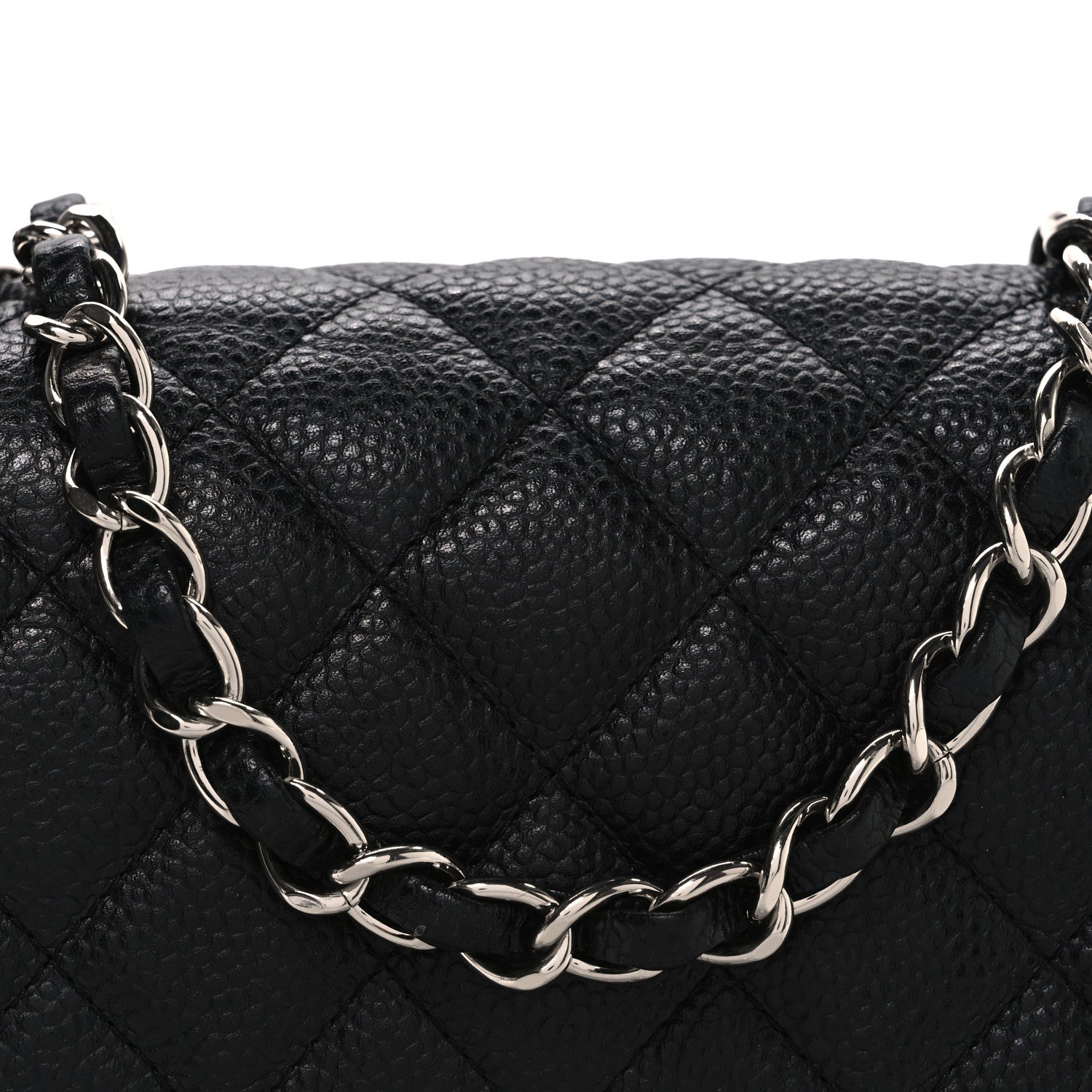 Chanel Caviar Quilted Mini Square Flap Black