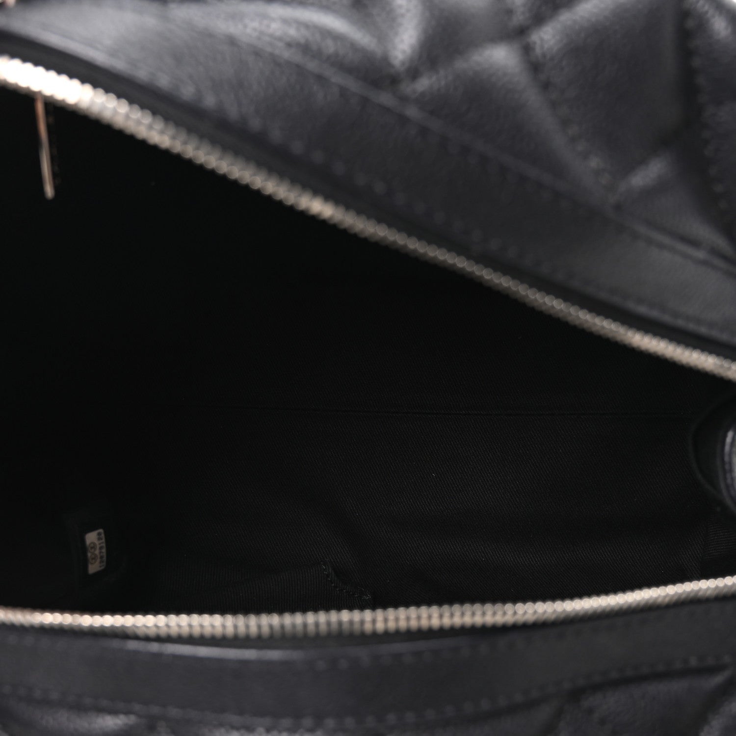 Chanel Caviar Quilted Timeless Bowler Black
