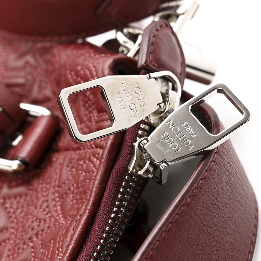 Louis Vuitton Monogram Lambskin Antheia Ixia MM Fuchsia
