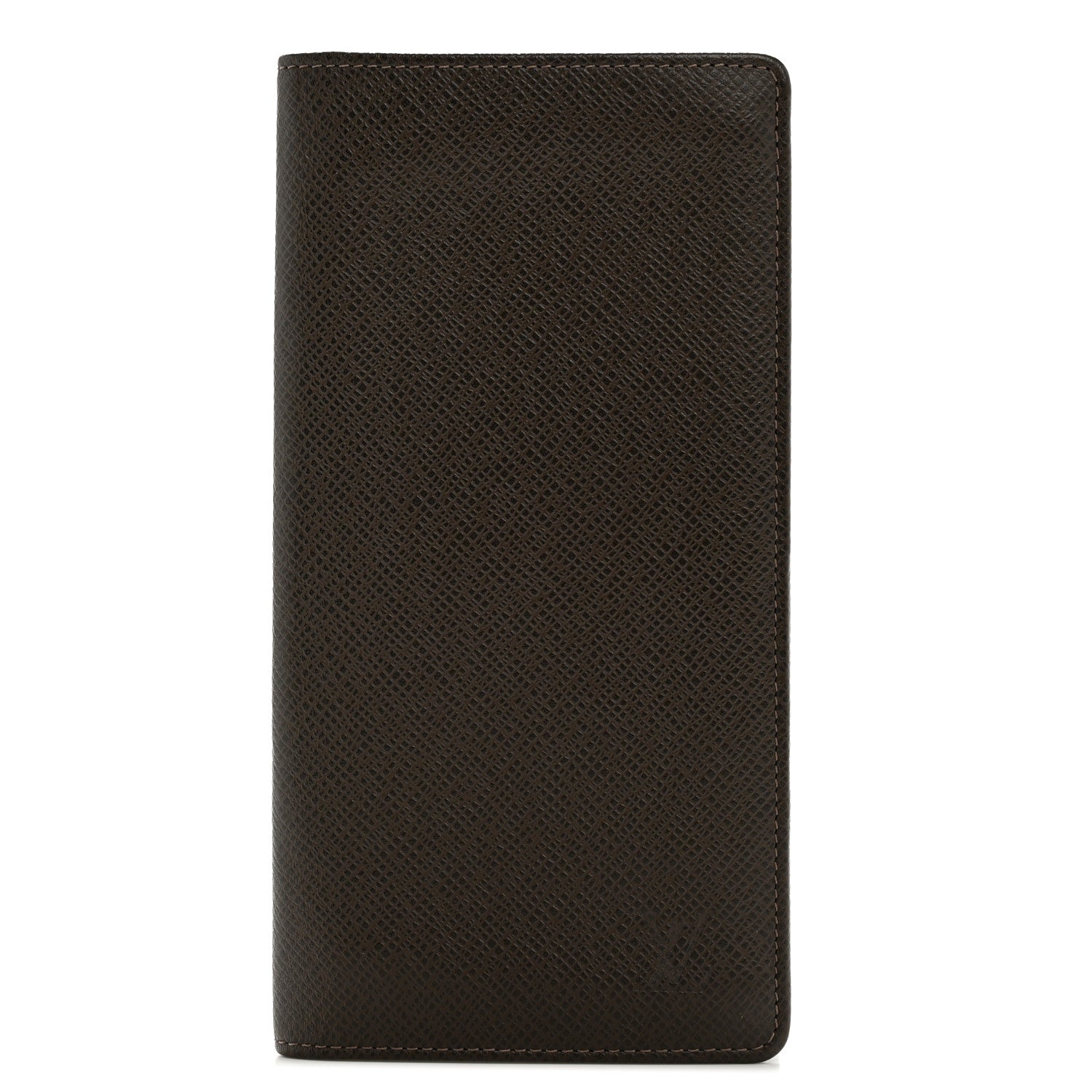 Louis Vuitton Taiga Brazza Wallet Grizzli