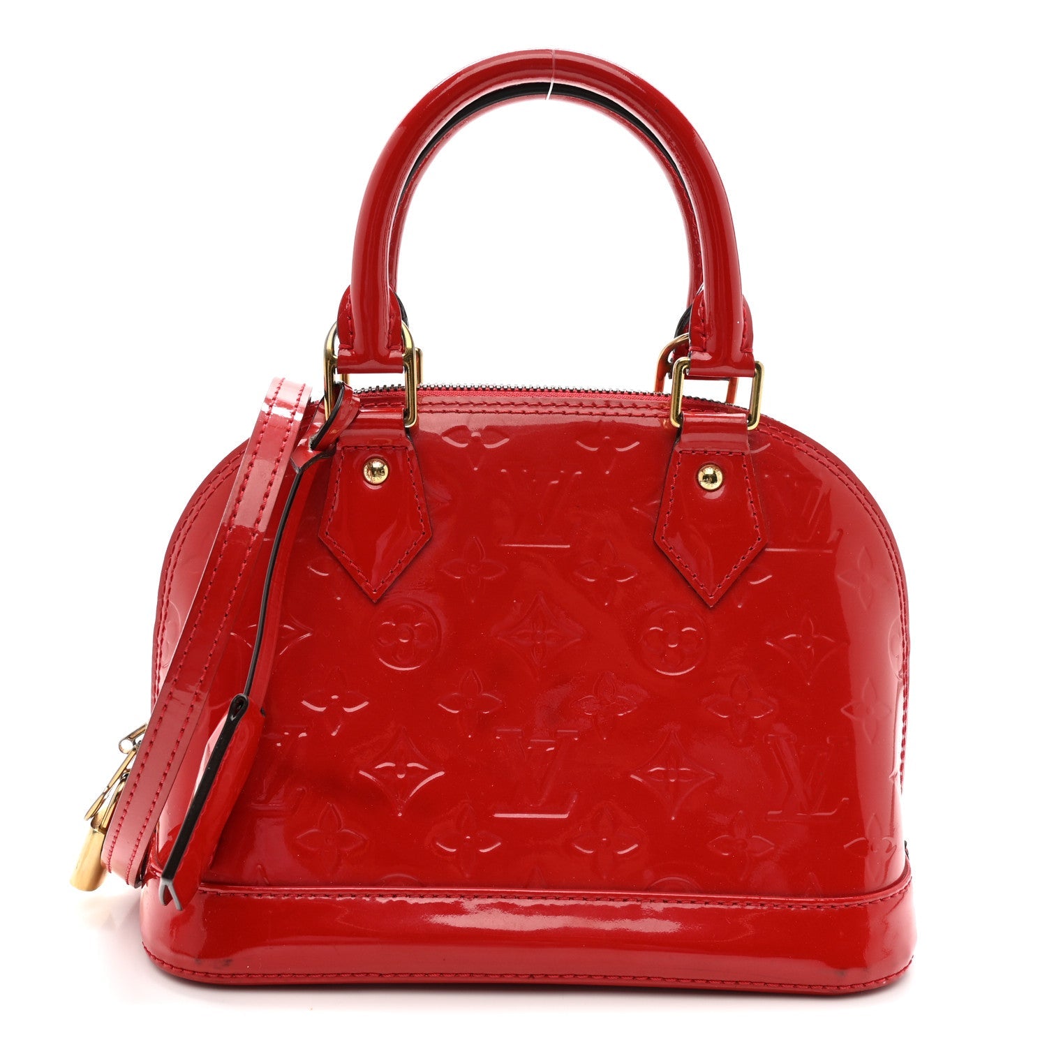 Louis Vuitton Vernis Alma BB Cherry