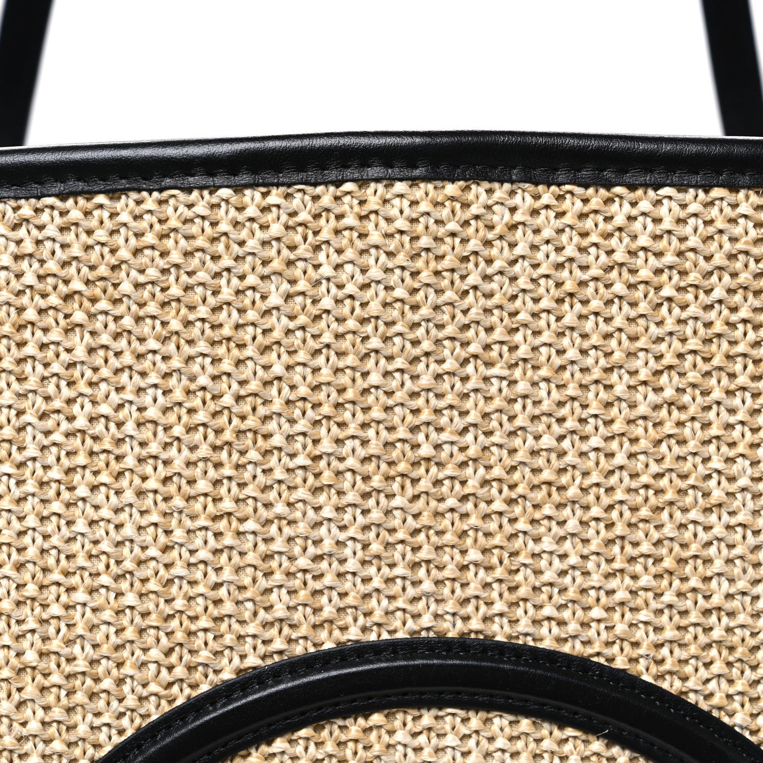 Louis Vuitton Raffia Saint Jacques Tote Black