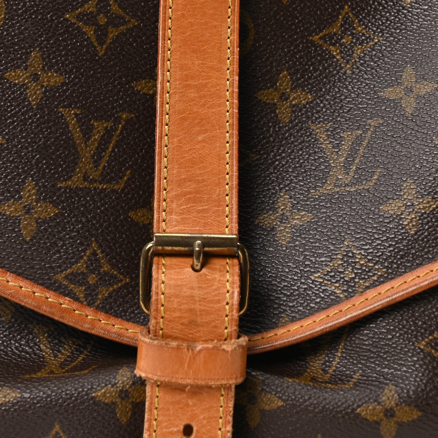 Louis Vuitton Monogram Saumur 35