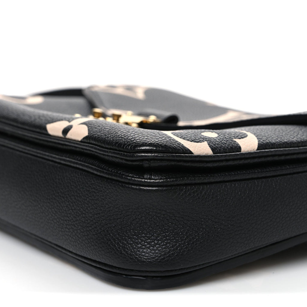 Louis Vuitton Empreinte Monogram Giant Pochette Metis Black Beige