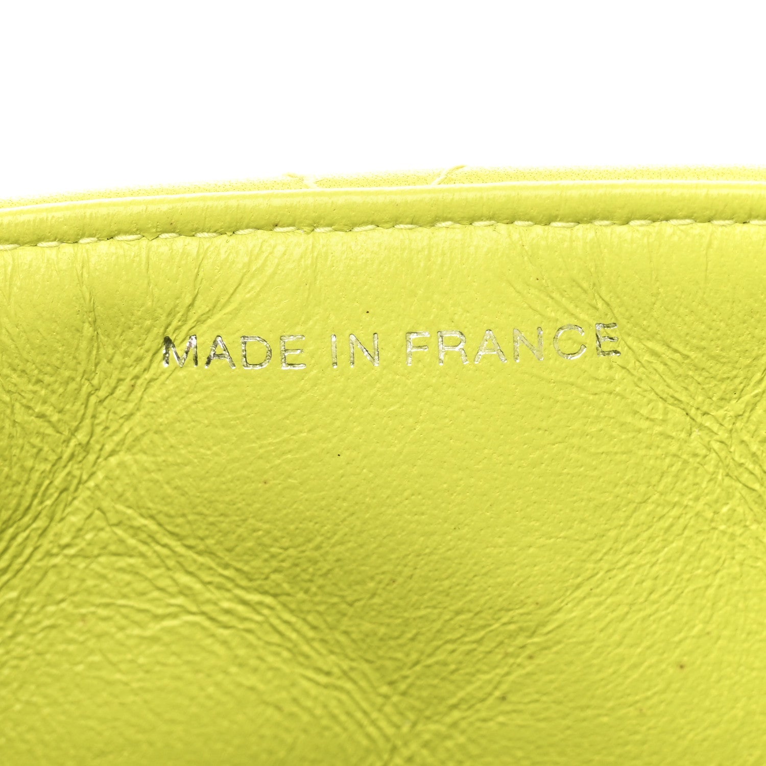 Chanel Lambskin Quilted CC Single Flap Green