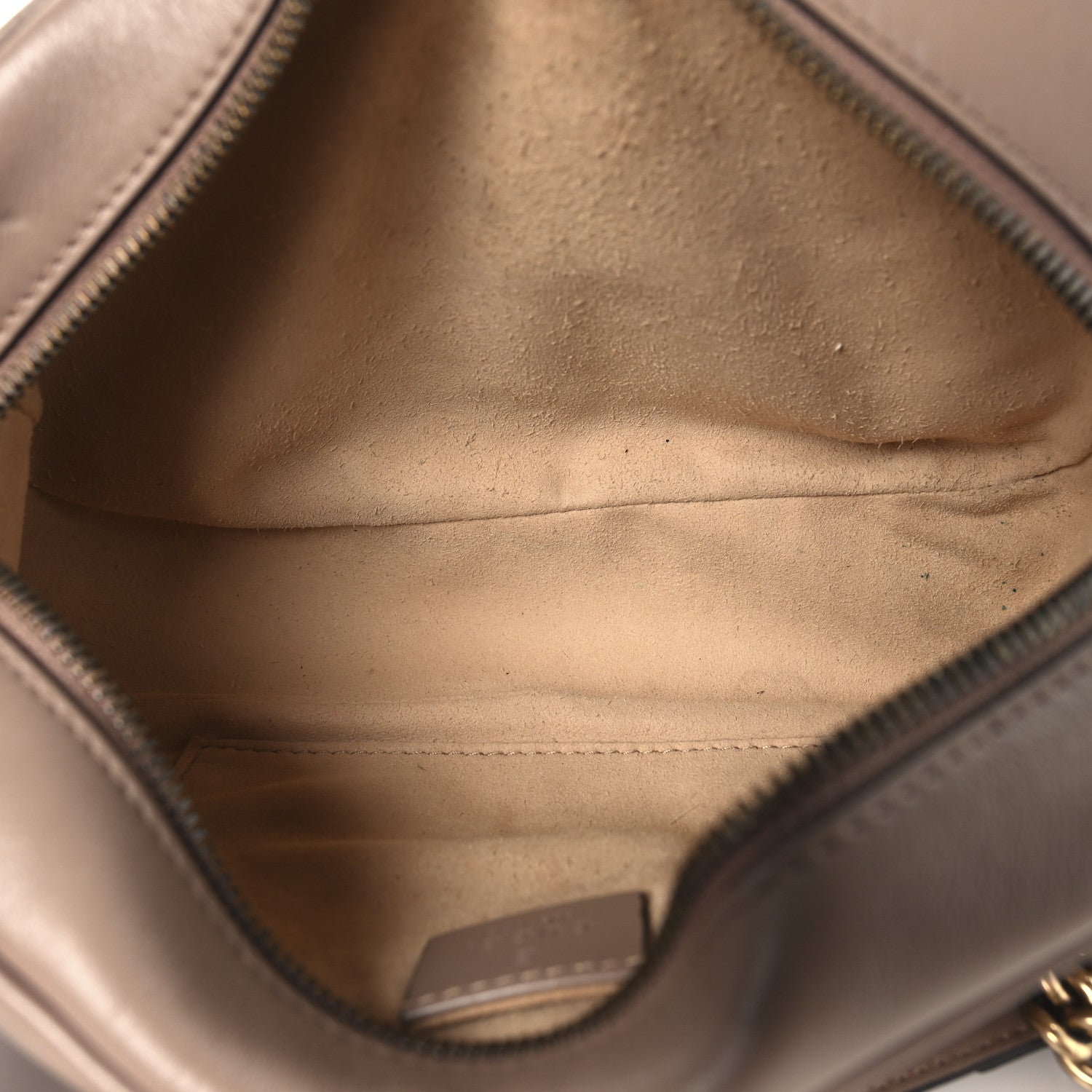 Gucci Calfskin Matelasse Small GG Marmont Chain Shoulder Bag Porcelain Rose