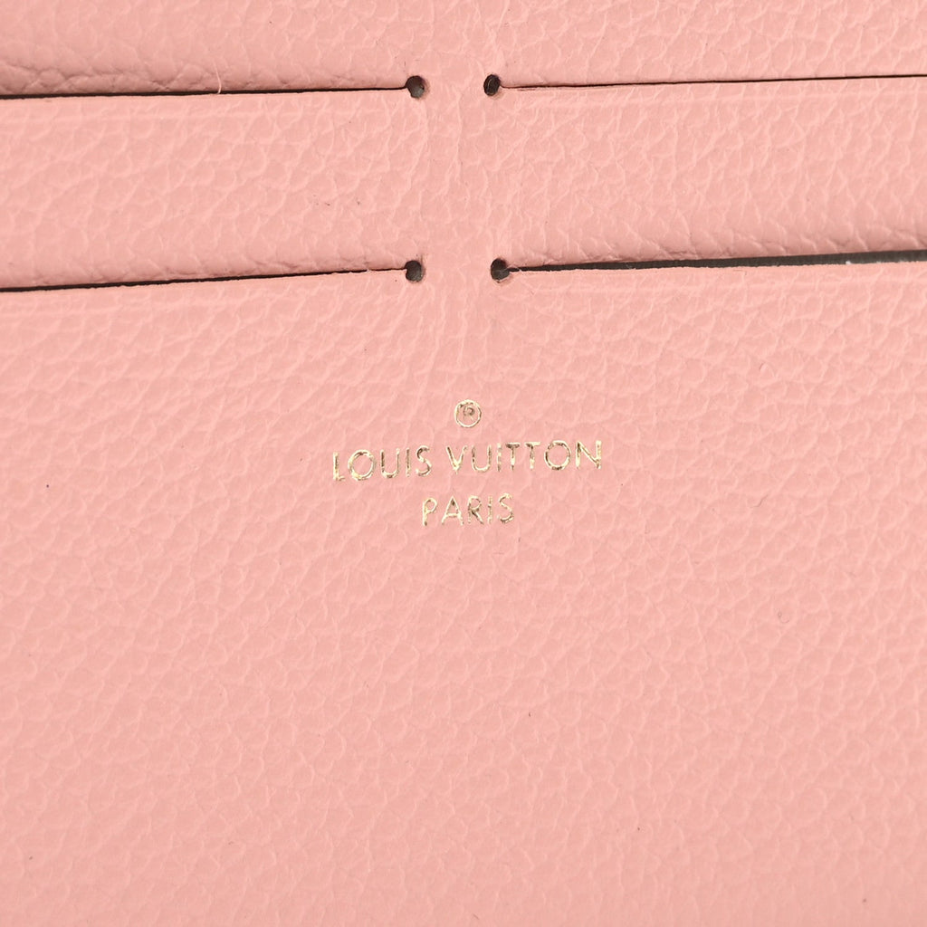 Louis Vuitton Calfskin Felicie Card Holder Insert Rose Poudre