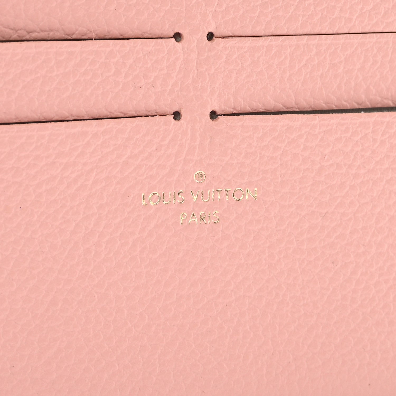 Louis Vuitton Calfskin Felicie Card Holder Insert Rose Poudre