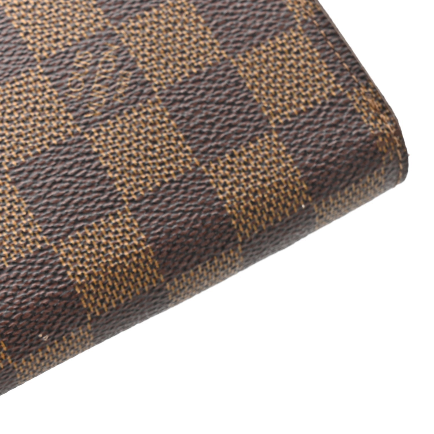Louis Vuitton Damier Ebene Clemence Wallet Cherry