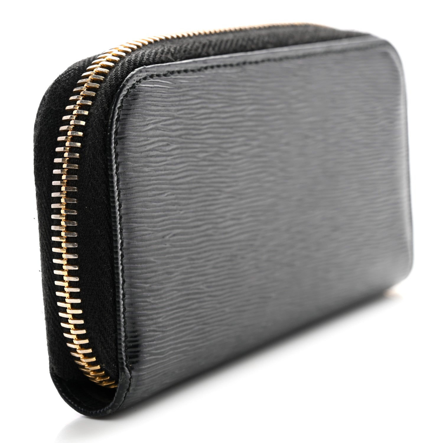 Prada Vitello Move Zip Around 6 Key Holder Black
