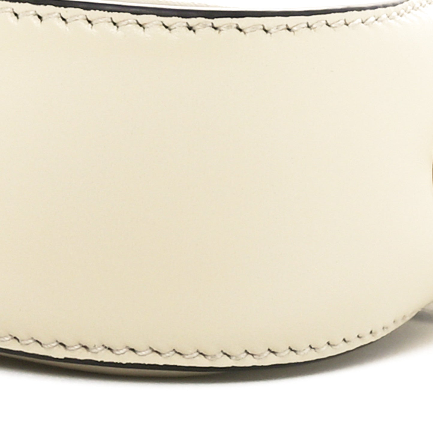 Gucci Calfskin Mini Moon Side Shoulder Bag Ivory