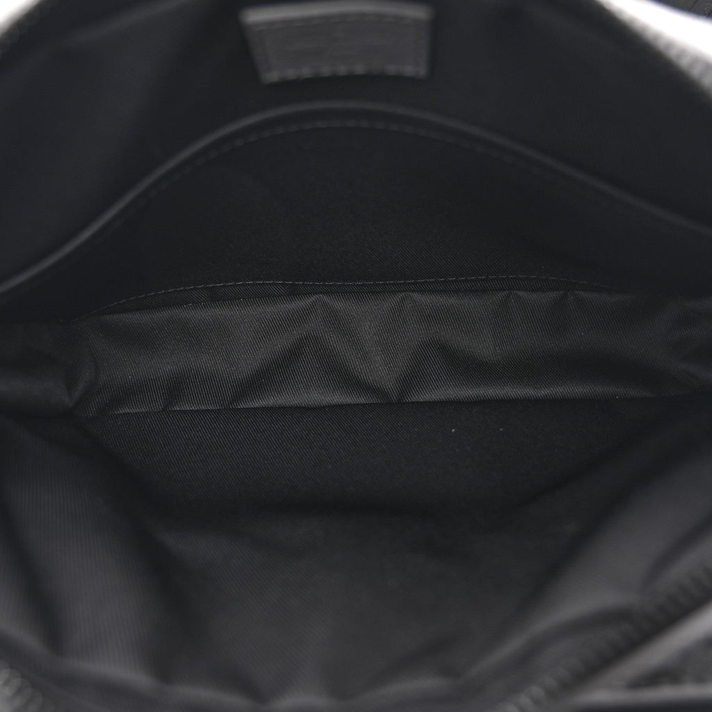 Louis Vuitton Calfskin Monogram Shadow Trio Messenger Anthracite Gray