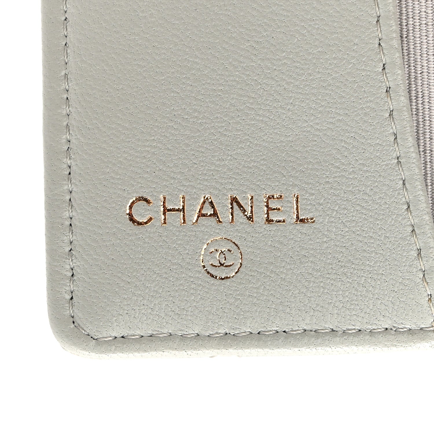 Lambskin Quilted Classic 4 Key Holder Wallet Grey