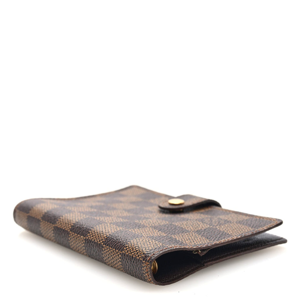 Louis Vuitton Damier Ebene Small Ring Agenda Cover