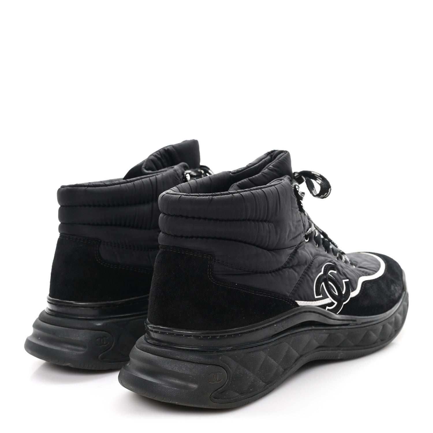 Fabric Suede Mens CC Sneakers 44 Black