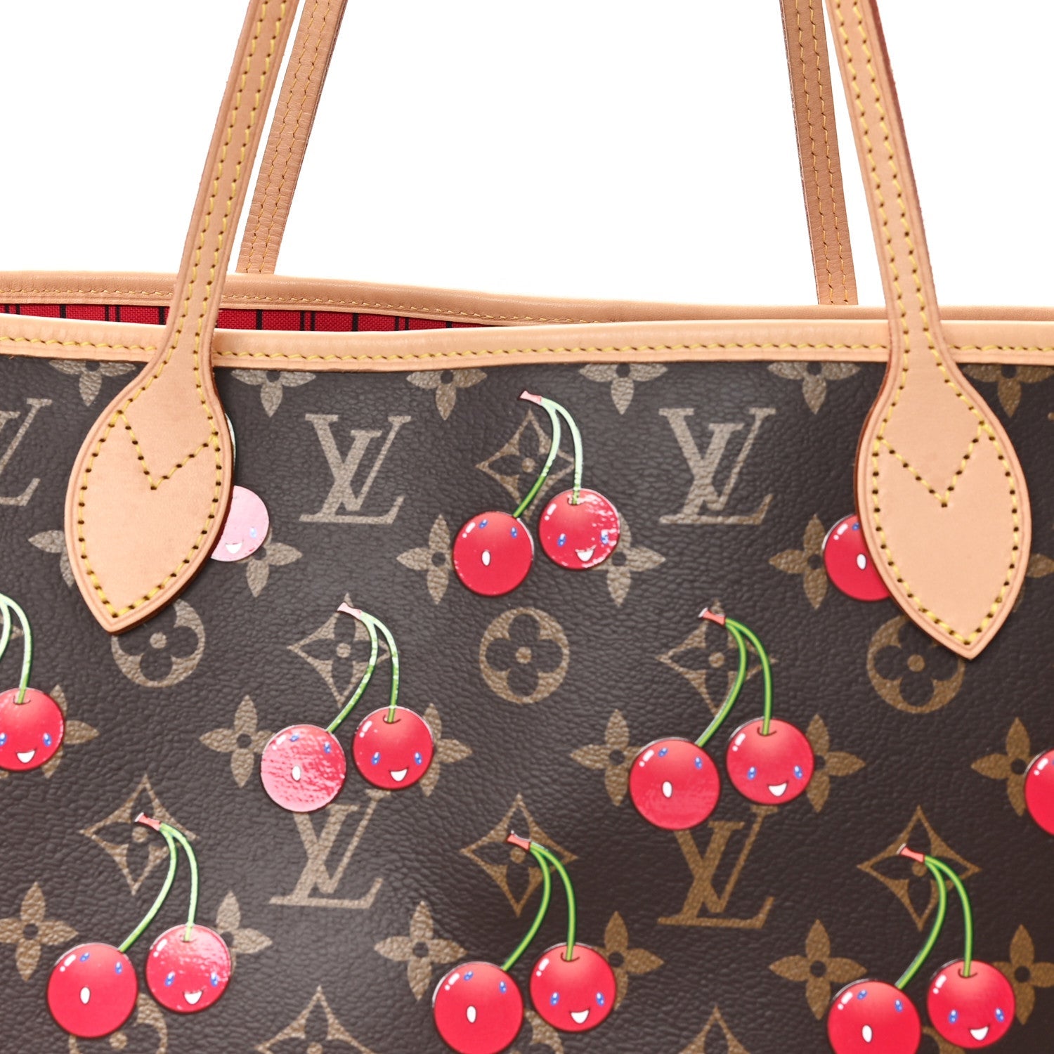 Louis Vuitton LV X TM Monogram Cerises Neverfull MM