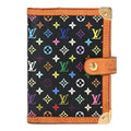 Louis Vuitton Monogram Multicolor Small Ring Agenda Cover Black