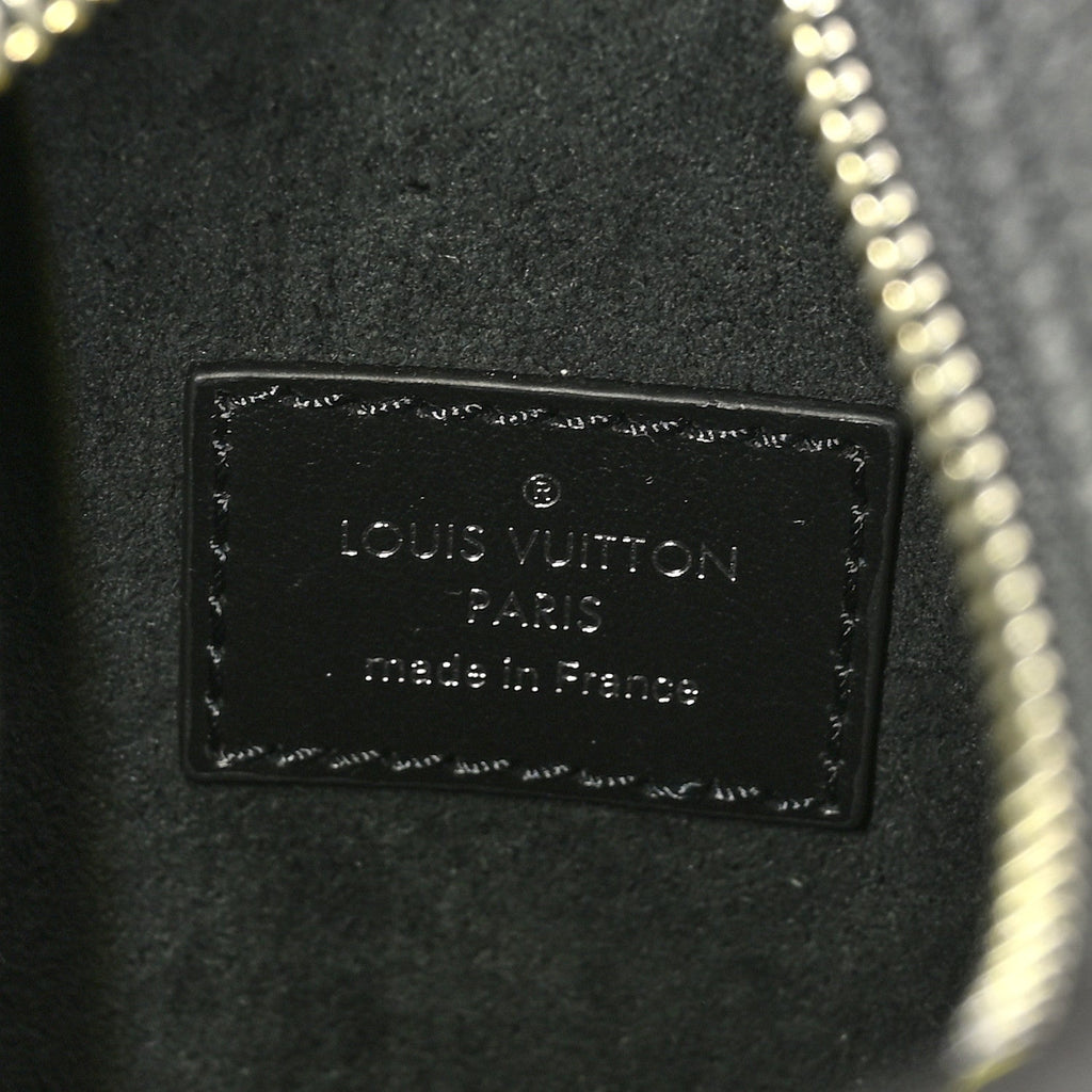 Louis Vuitton Calfskin Side Trunk MM Black