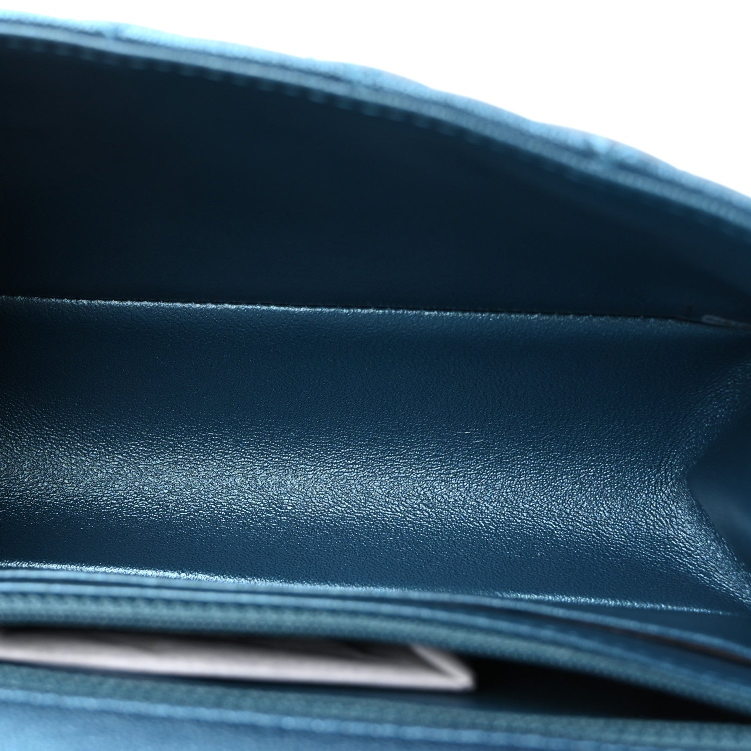 Chanel Metallic Sheepskin Quilted 2.55 Reissue Mini Flap Blue