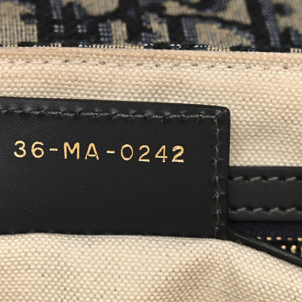 Christian Dior Oblique Saddle Bag Blue