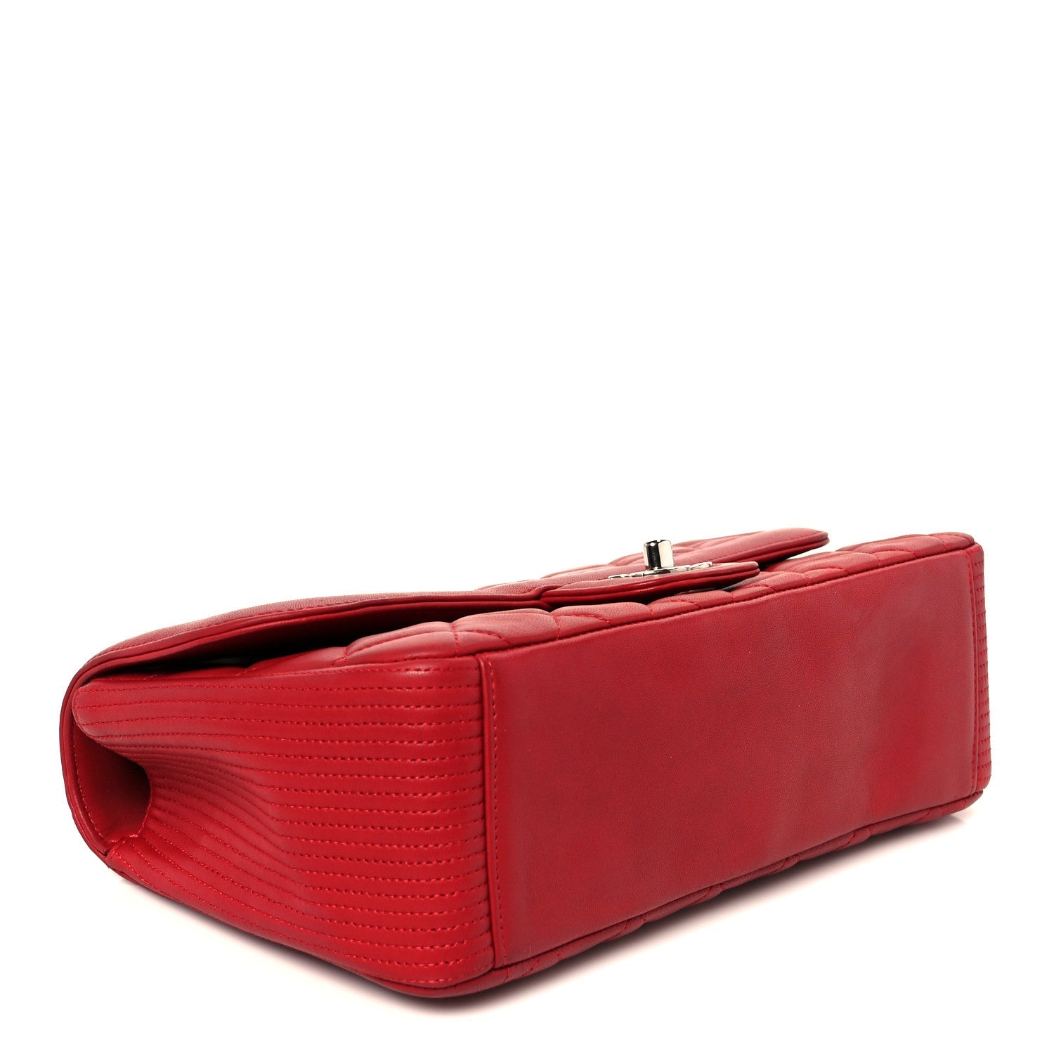 Chanel Lambskin Medium Coco Rider Flap Red