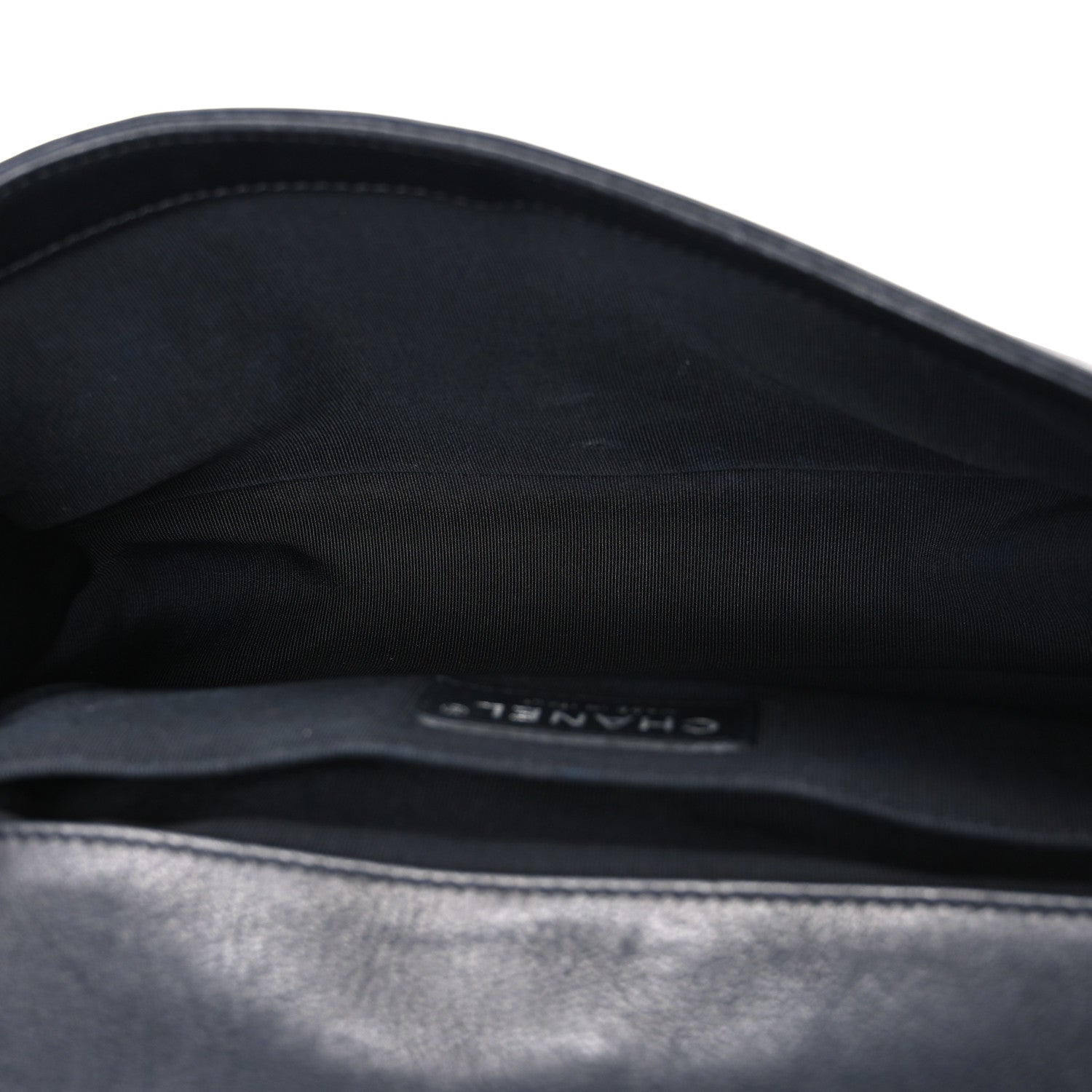 Chanel Lambskin Quilted Medium Boy Flap Black