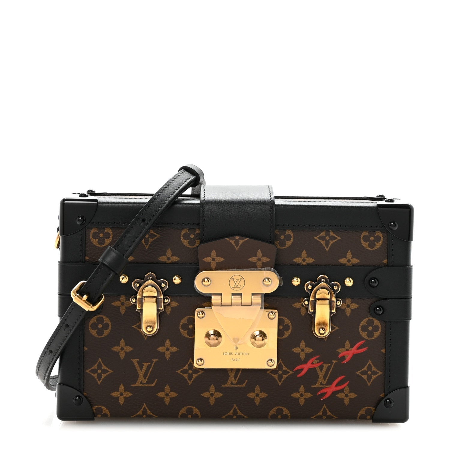 Louis Vuitton Monogram Petite Malle Black
