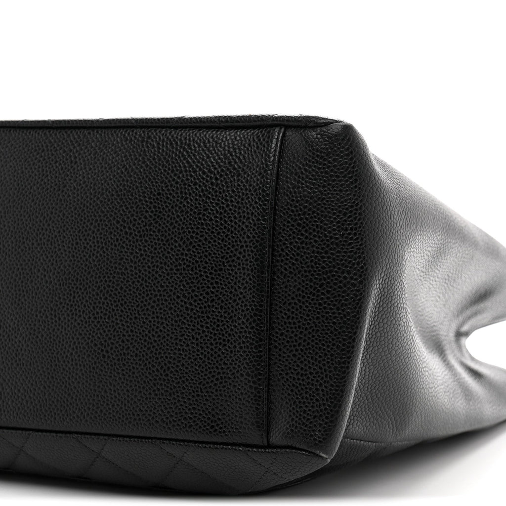Chanel Caviar Quilted Grand Shopping Tote GST Black