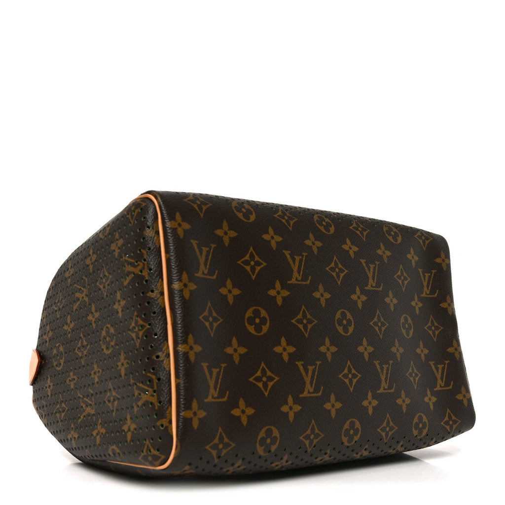 Louis Vuitton Monogram Perforated Speedy 30 Green