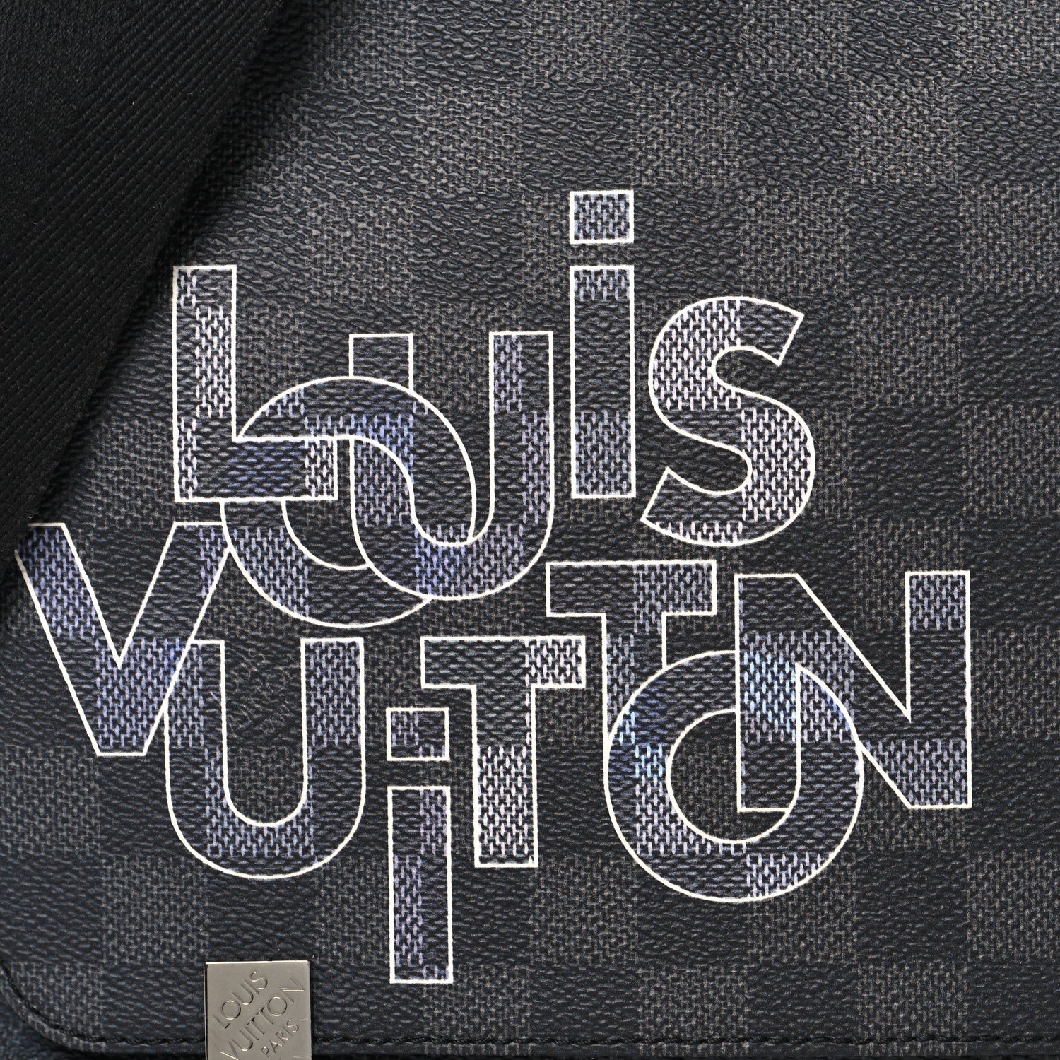 Louis Vuitton Damier Graphite Logo District PM Grey