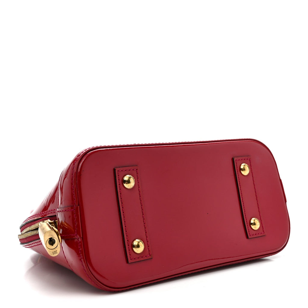 Louis Vuitton Vernis Alma BB Rose Indien
