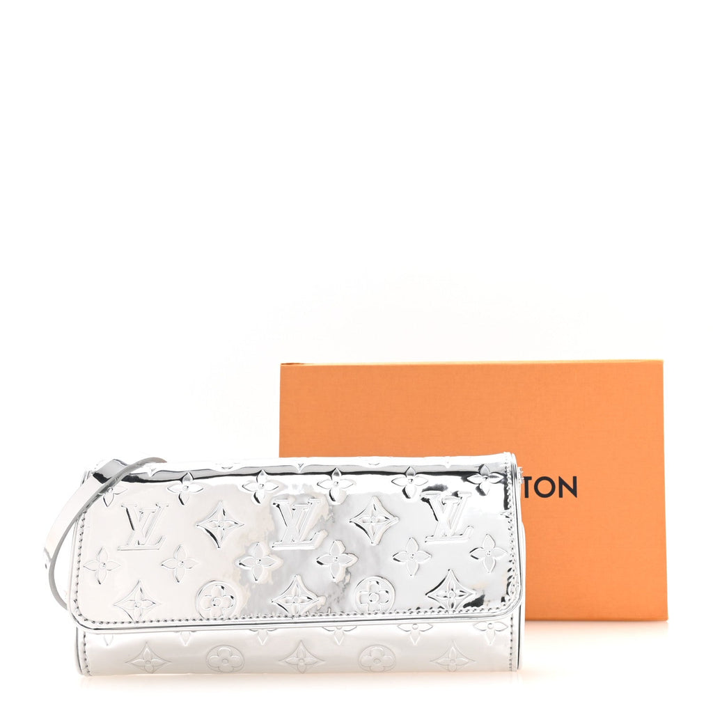 Louis Vuitton Monogram Miroir Pochette Twin Silver