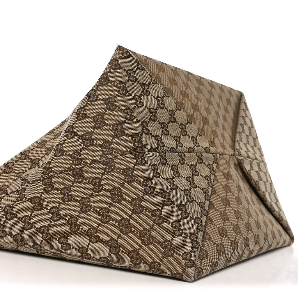 Gucci Monogram Medium Totissima Shopping Tote Beige Ebony