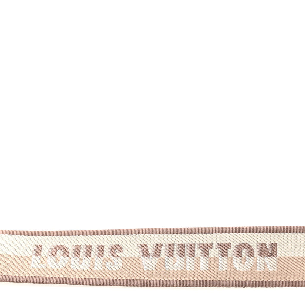 Louis Vuitton Jacquard Speedy Bandouliere 20 Shoulder Strap Beige