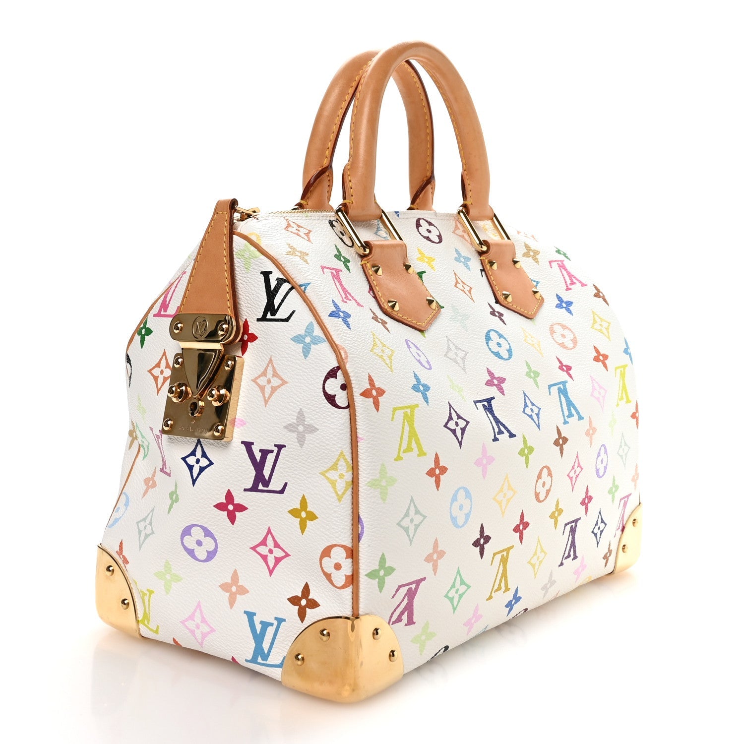 Louis Vuitton Monogram Multicolor Speedy 30 White