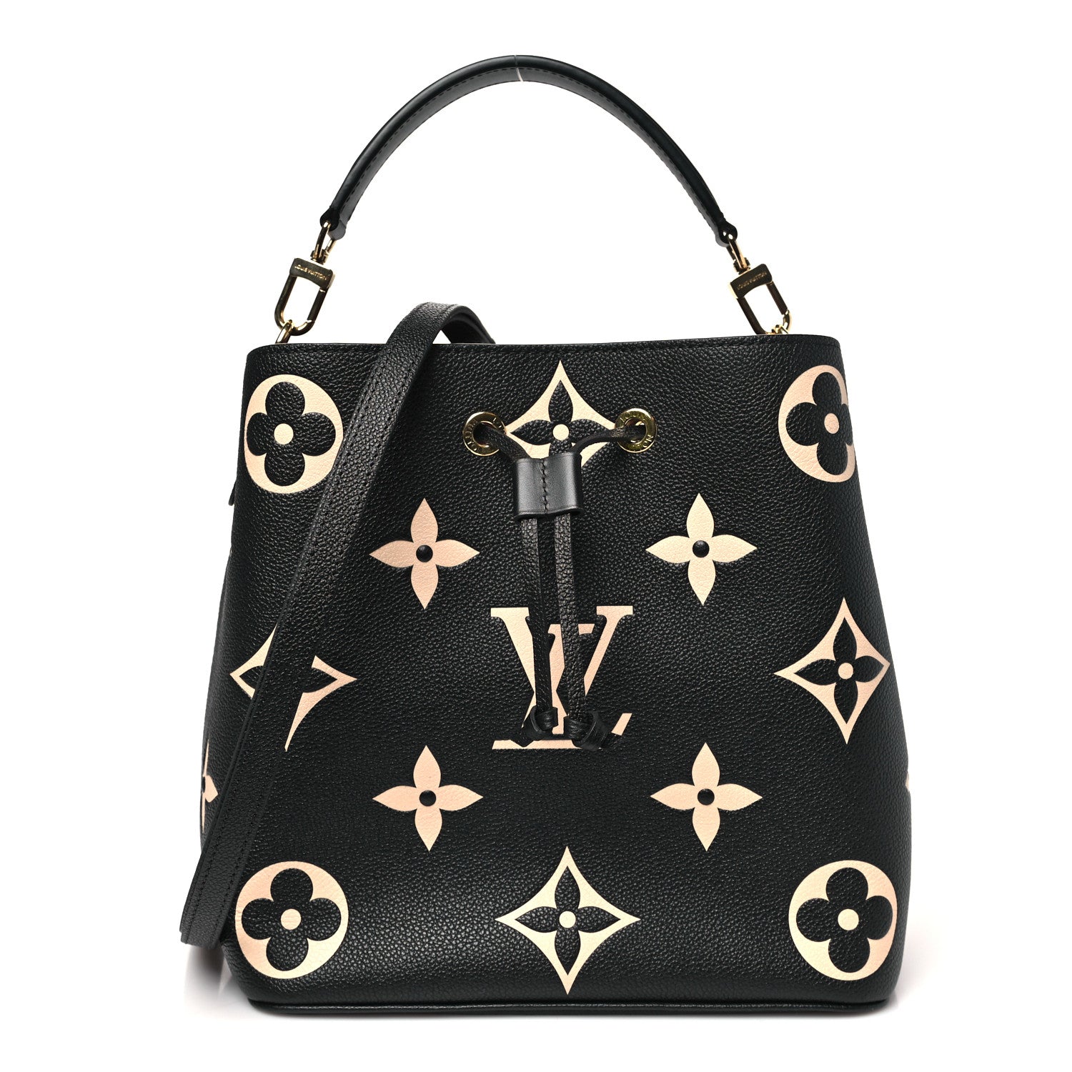 Louis Vuitton Empreinte Monogram Giant Neonoe MM Black Beige