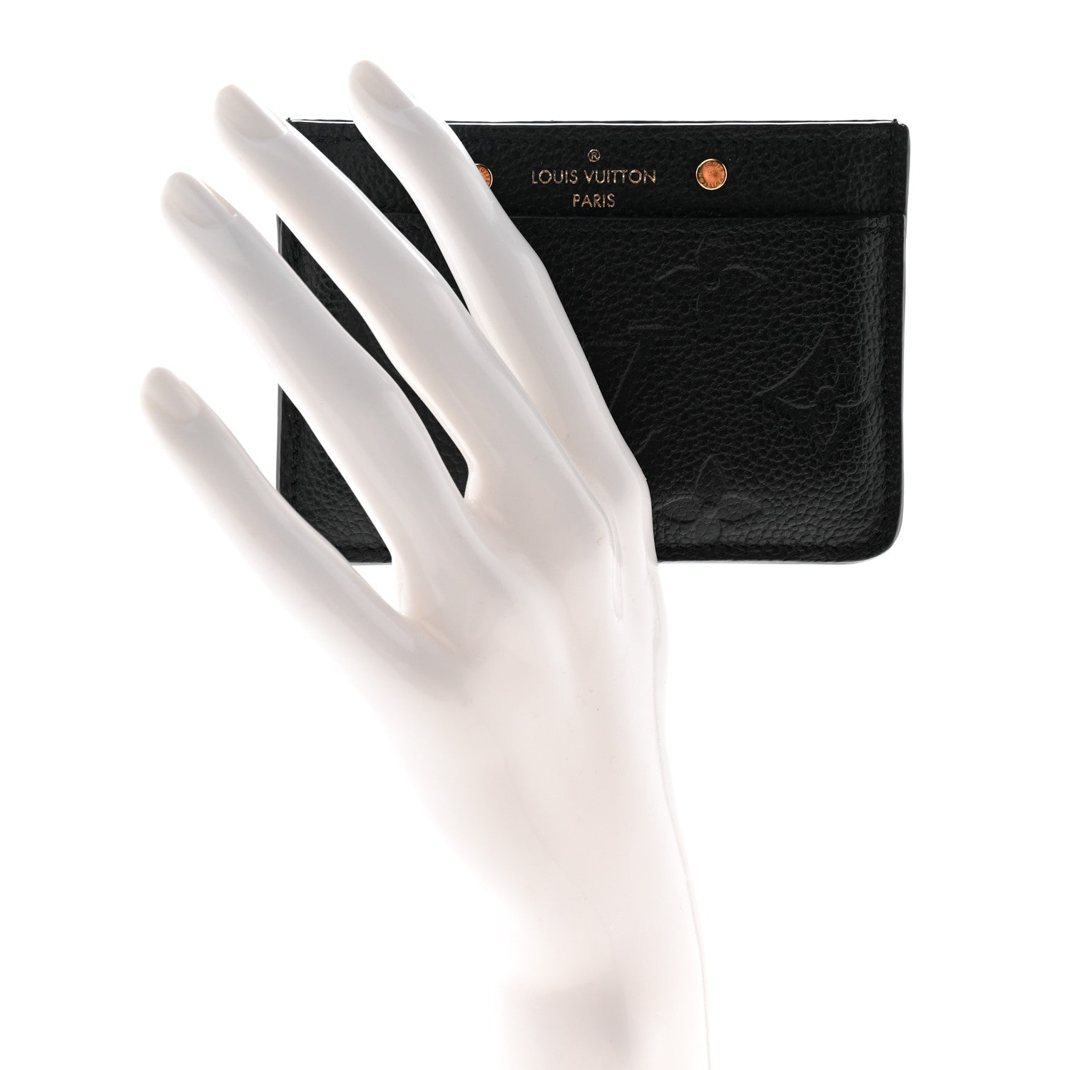 Louis Vuitton Empreinte Card Holder Black