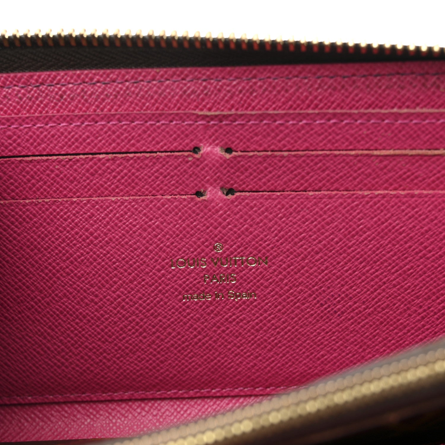Louis Vuitton Monogram Clemence Wallet Hot Pink
